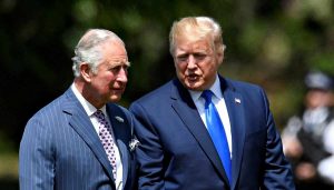 Re Carlo III e Donal Trump