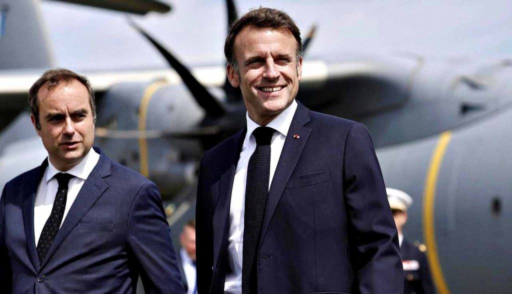 Sébastien Lecornu e Emmanuel Macron (1)