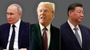 Vladimir Putin, Donald Trump e Xi Jinping
