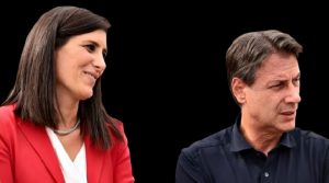 Chiara Appendino e Giuseppe Conte