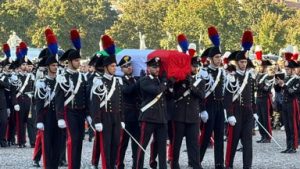 I funerali dei tre carabinieri morti nell'esplosione di un casolare (1)