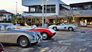 Le auto della Targa Florio Classica al Marina Yachting