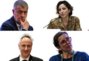 Marco Croatti (in basso a sx), Arturo Scotto, Benedetta Scuderi e Annalisa Corrado