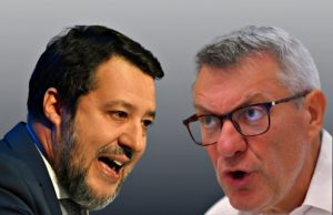 Matteo Salvini e Maurizio Landini