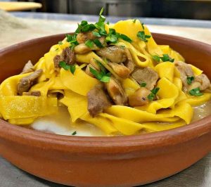 Pappardelle con funghi porciniok