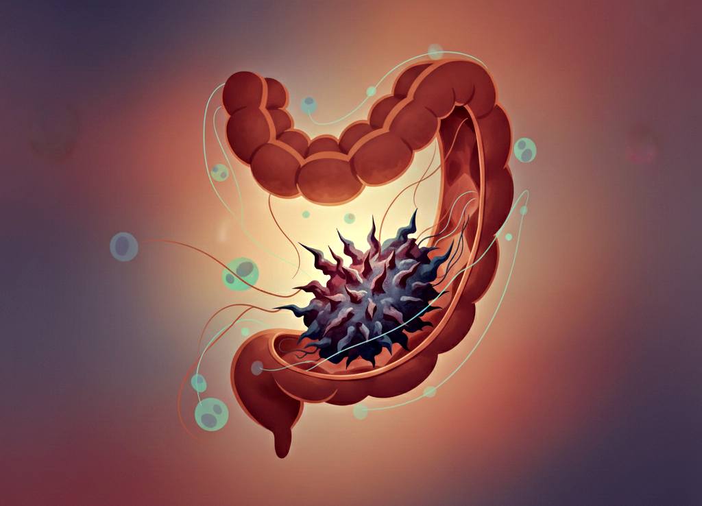 Tumore al colon (immagine generata con AI)