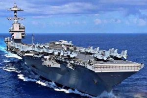 La portaerei USS Gerald Ford