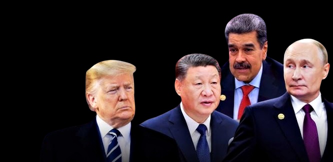 Donald Trump, Xi Jinping, Nocolàs Maduro e Vladimir Putin