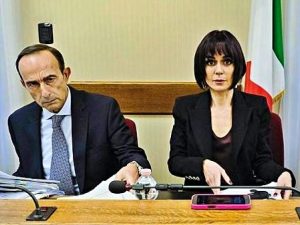 Il procuratore Salvatore De Luca e la pm Claudia Pasciuti