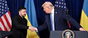 Volodymyr Zelensky e Donald Trump