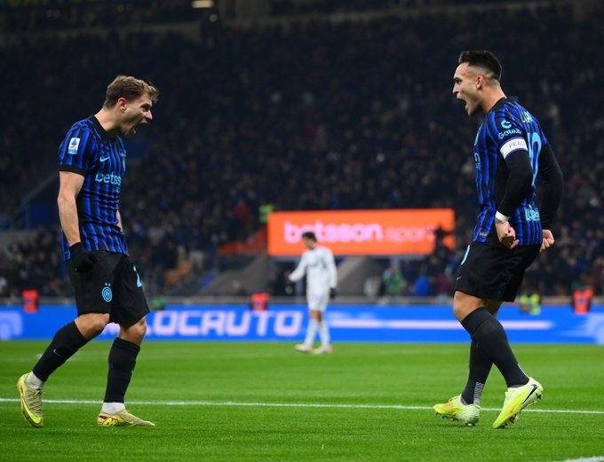 L’Inter travolge il Como 4 0 e vola in vetta alla Serie A