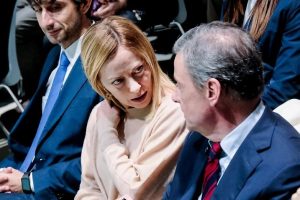Giorgia Meloni e Carlo Calenda