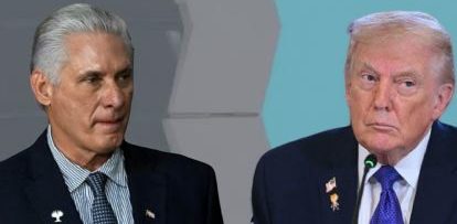 Miguel Díaz-Canel e Donald Trump