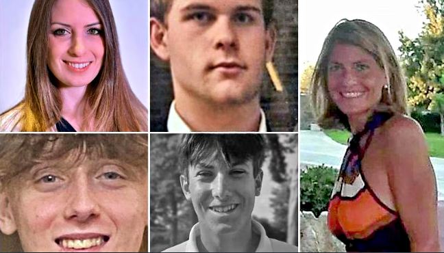 i 6 ragazzi italiani ancora dispersi1