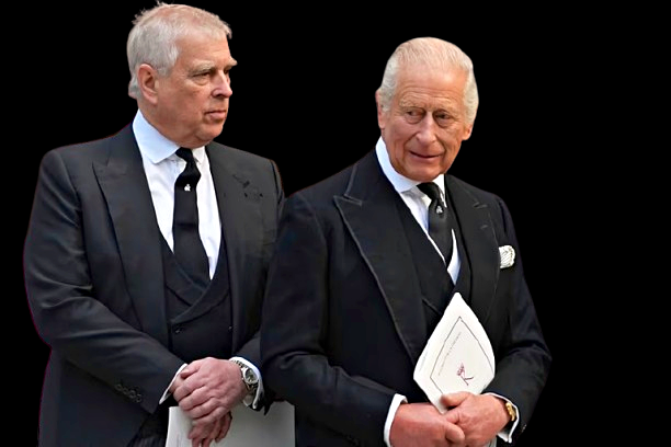 Andrew Mountbatten-Windsor e il fratello il re Carlo III