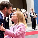 J. D. Vance e Giorgia Meloni