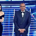 Laura Pausini e Carlo Conti