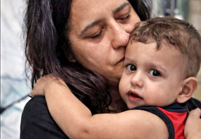 Mappa Patrizia col figlio Domenico