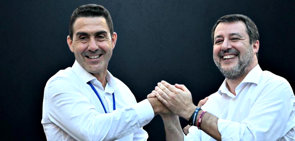 Roberto Vannacci e Matteo Salvini