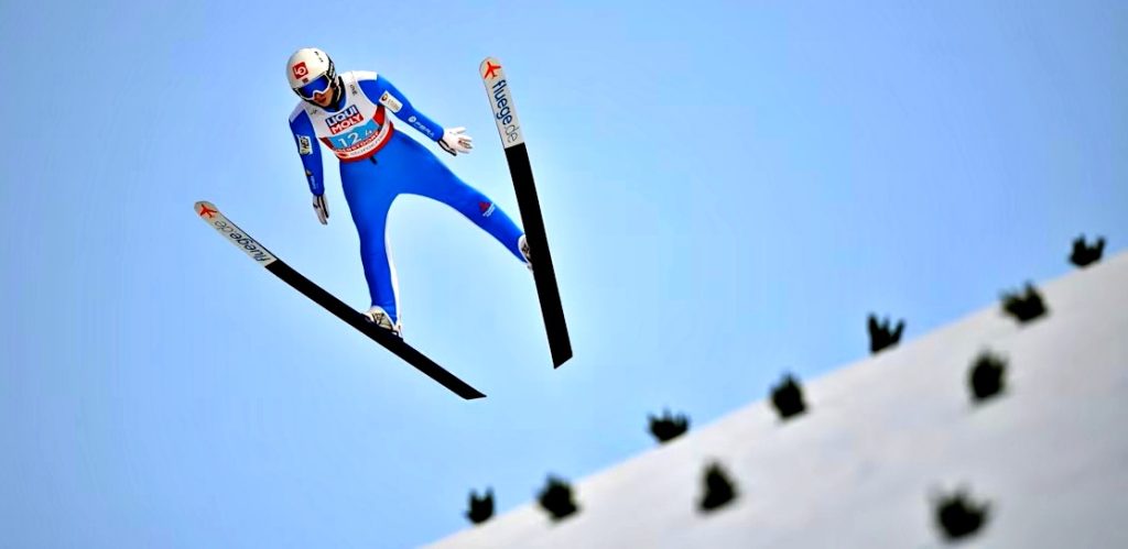 Trampolino grande femminile di salto con gli sci