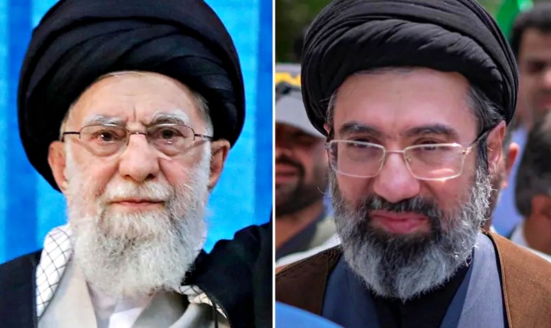 Ali e il figlio Mojtaba Khamenei