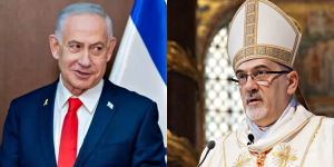Benyamin Netanyahu e Pierbattista Pizzaballa