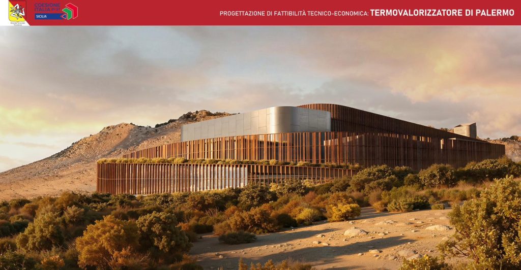 Rendering termovalorizzatore di Palermo