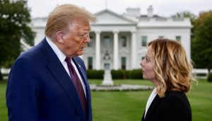 Donald Trump e Giorgia Meloni