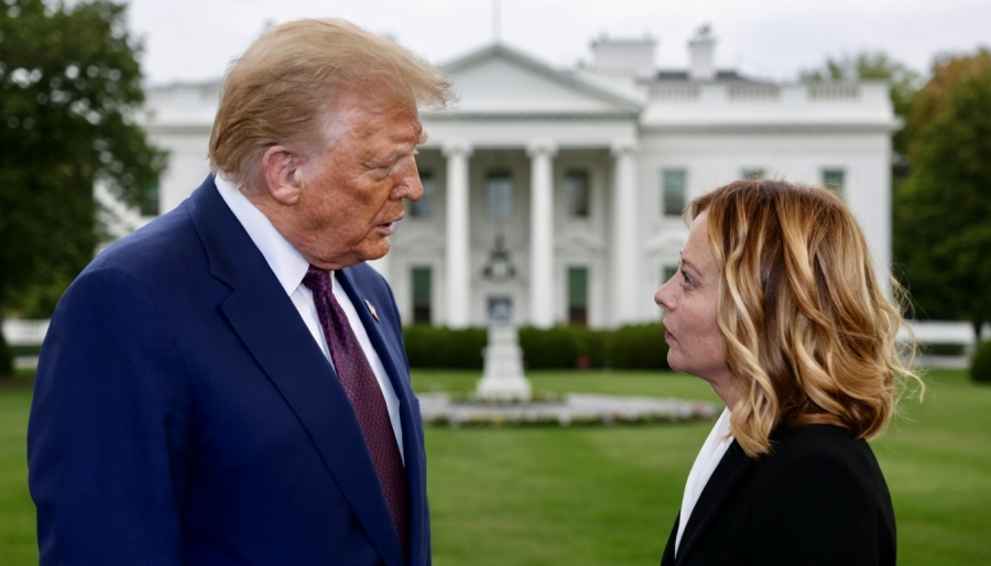 Donald Trump e Giorgia Meloni