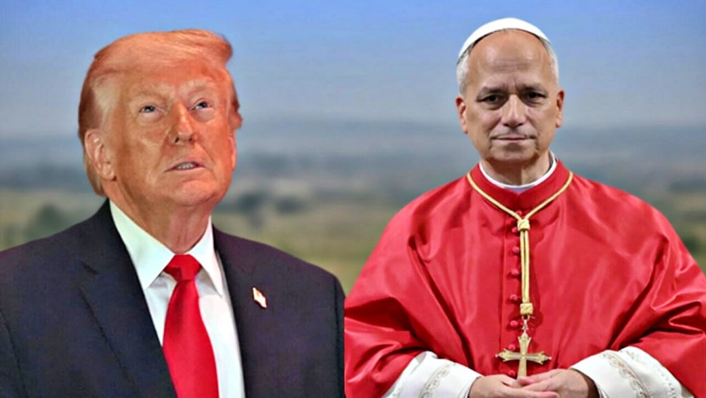 Donald Trump e Papa Leone XIV