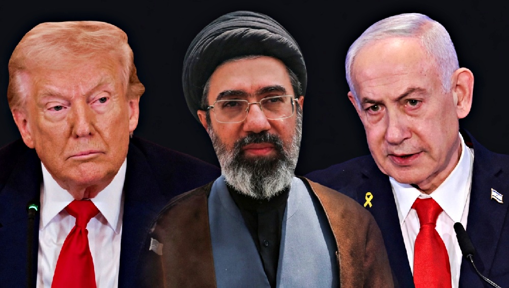 Donald Trump, Mojtaba Khamenei e Benjamin Netanyahu