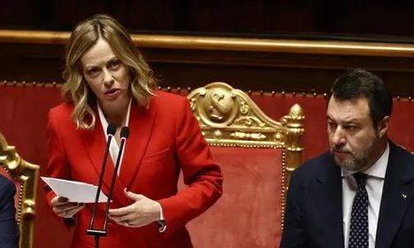 Giorgia Meloni e Matteo Salvini