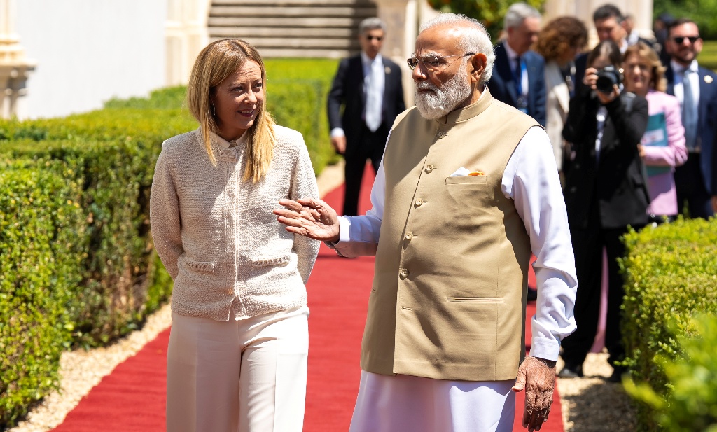 Giorgia Meloni e Narendra Modi https://www.governo.it/it
