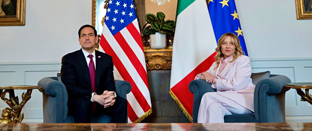 Marco Rubio e Giorgia Meloni