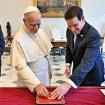 Papa Leone XIV e Marco Rubio (foto X)