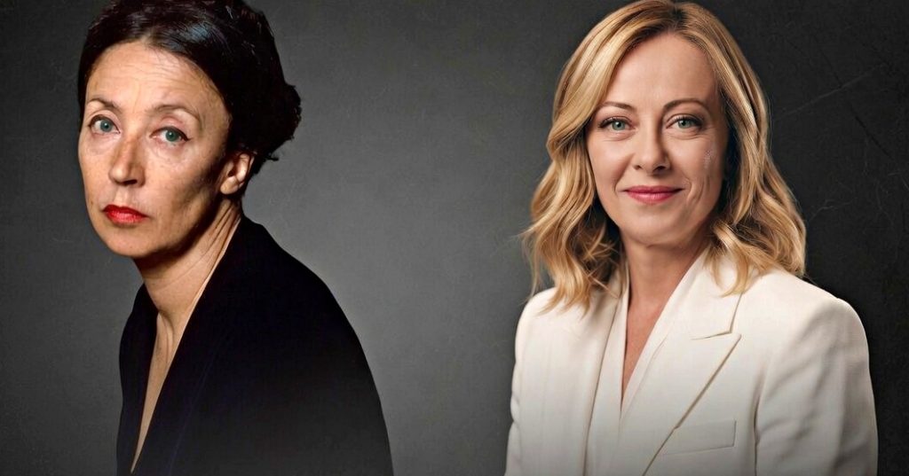 Oriana Fallaci e Giorgia Meloni