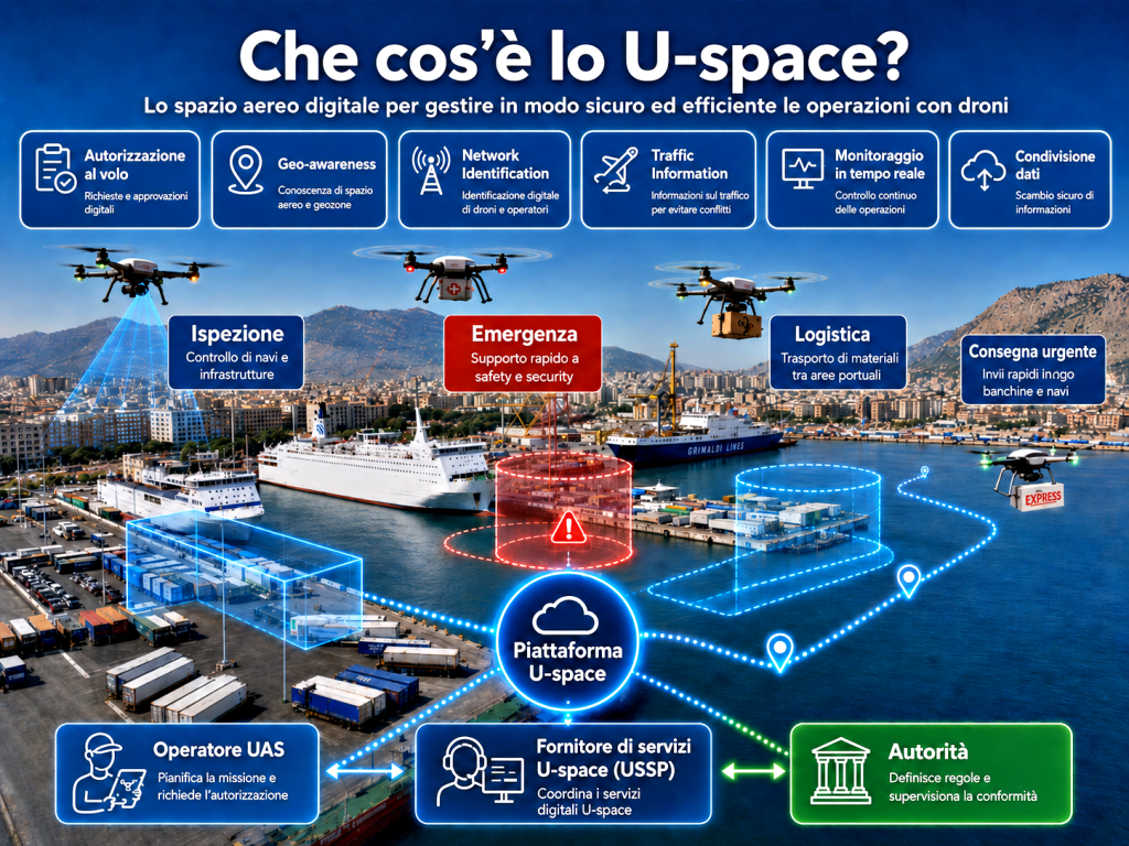 U-space porto di Palermo