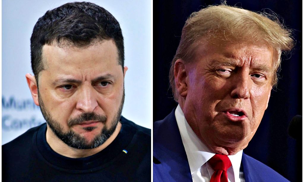 Volodymyr Zelensky e Donald Trump