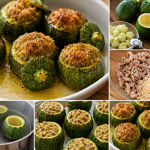 Le zucchine tonde ripiene che profumano d’estate