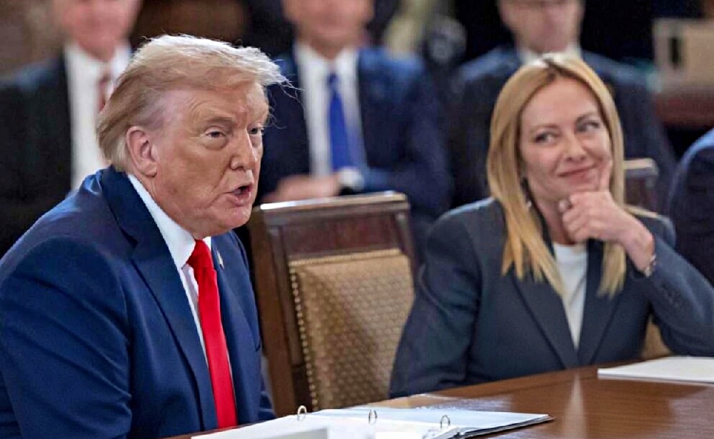 Donald Trump e Giorgia Meloni