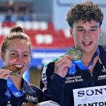 Europei di Parigi, Chiara Pellacani e Matteo Santoro medaglia d’oro nel trampolino sincro