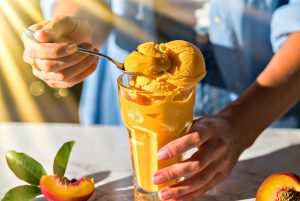 sorbetto alla pesca