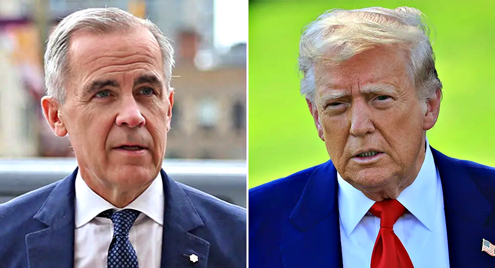 Mark Carney e Donald Trump